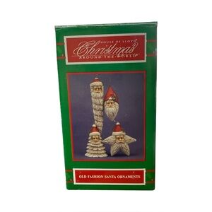 House of Lloyd Christmas Around The World Old Fashioned Santa Ornaments Set of 4